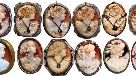 Cameos Jewelry, Antique Identification, Antique Cameo Jewelry, Vintage Cameo Jewelry, Upcycle Jewelry, Antique Knowledge, Vintage Jewelry Ideas, Jewelry Knowledge, Vintage Jewelry Antique