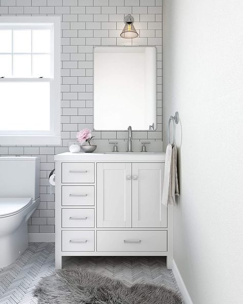 Bathroom with vanity area