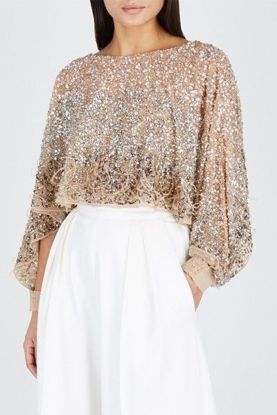 Party Tops For Women Classy, Glitter Tops Outfit, Soiree Outfits, Sequins Top Outfit, Chic Fall Fashion, Fashionable Tops, Blouse Ideas, Tulle Top, Soiree Dress