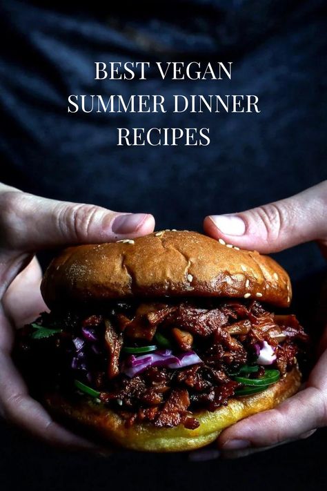 18 Best Vegan Summer Dinner Recipes Vegan Breakfast Salad Ideas, August Vegan Recipes, Summer Dinner Vegan, Vegan Summer Dishes, Easy Vegan Main Dishes, Summer Vegan Dinner Ideas, Summer Plant Based Recipes, Easy Vegetarian Summer Dinners, Vegan Summer Dinner Recipes