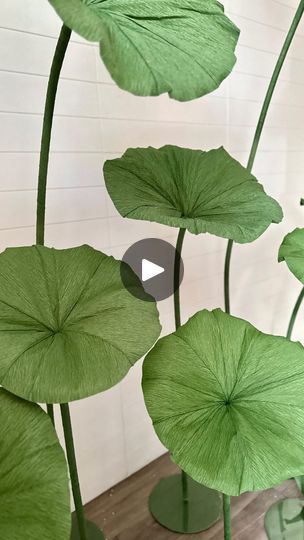 Giant Paper Leaves Diy, Giant Lotus Paper Flower, Diy Lotus Flower Backdrop, Lotus Paper Flower, Lotus Decoration Ganpati, Giant Paper Leaves, Lotus Decoration Ideas, Large Paper Leaves, Vbs Magnified