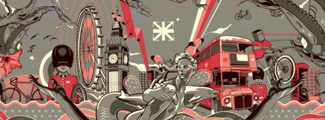 London Pop Connection by Vincent Rhafael Aseo, via Behance