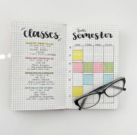 Bujo Spreads For Students, Bujo Page Ideas For Students, Bujo For Students, College Journal Ideas Student, Student Bujo Spreads, College Bujo Spreads, Bujo Student, Bujo Spread Ideas For Students, Semester 2