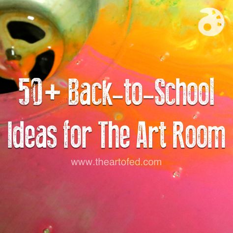 The Art of Education University - 50 Back-to-School Ideas for The Art Room Art Classroom Organization, Back To School Ideas, Elementary Art Classroom, Art Classroom Management, Classe D'art, Art Teacher Resources, Elementary Art Rooms, Back To School Art, Ideas Room