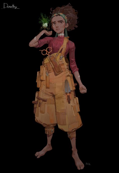 ArtStation - Dorothy, Pedro Krüger Concept Art Character, Amazing Drawings, Personal Project, Female Character Design, Character Design References, Character Designs, Sci Fi Art, Creature Design, Fantasy Character Design