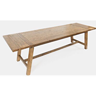 Loon Peak Thame Trestle Counter Table With Two Leaves Counter Height Pub Table, Drop Leaf Dining Table, Counter Height Dining Table, Trestle Dining Tables, Luxury Bed, Counter Table, Trestle Table, Counter Height Dining Sets, Solid Wood Table