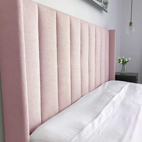 Upholstered Bedheads on Instagram: “New Winton Headboard available soon, making our colour selections today, I love this dusty pink, which colour is your favourite?” Dusty Pink Headboard, Pink Bedhead, Dusky Pink Bedroom, Upholstered Bedhead, Pink Headboard, Modern Headboard, Bed Rest, Bedroom Headboard, Dusky Pink