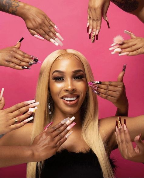 Nail Tech Photoshoot Ideas Black Women, Nail Tech Graduation Pictures, Cosmetology Graduation Pictures Photo Shoot, Nail Business Photoshoot Ideas, Nail Business Photoshoot, Cosmetology Photoshoot Ideas, Lash Tech Photoshoot Ideas, Nail Tech Photoshoot, Nail Tech Photoshoot Ideas