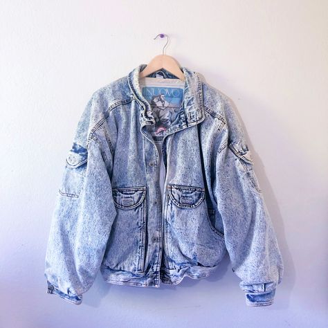 Puffy Denim Jacket Outfit, Denim Jacket Outfit, Jacket Outfit, Puffy Jacket, Vintage Denim, Jacket Outfits, Jean Jacket, Denim Jacket, Outfit Ideas