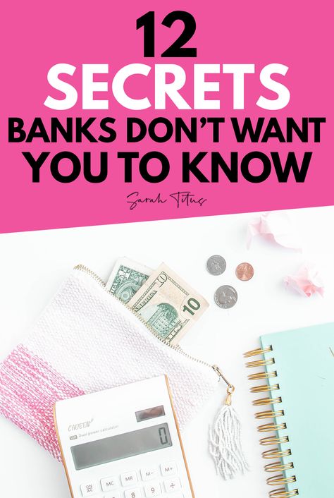 Former banker shares top 12 banking secrets they don't want you to know Sarah Titus, Chore Board, Spend Less Money, Money Printables, Living Frugal, Hacks To Save Money, Tips For Saving Money, Money Frugal, Life Management