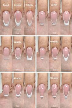 Quartz Nails, Nail Techniques, Cute Simple Nails, Quartz Nail, Diy Acrylic Nails, Nagel Tips, Gel Nails Diy, Basic Nails, Clean Nails