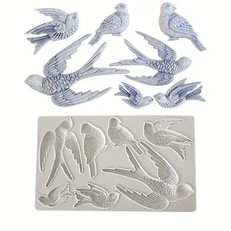 Temu | Explore the Latest Clothing, Beauty, Home, Jewelry & More Iod Molds, Cardinals Birds, Tanah Liat, Resin Clay, Baking Cupcakes, Dessert Decoration, Mors Dag, Candy Molds, Kitchen Baking