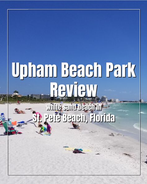 Upham Beach Park is an amazing white sand beach in St. Pete Beach, Florida. Click the image to read the beach description, view photos, videos, read real reviews and view map location. #UphamBeachPark #FloridaBeaches #St.PeteBeach #Florida #travel #USAbeaches #GulfCoast #Beach #BeachVacation #BeachTrip #Vacation Upham Beach Florida, Orlando Florida Vacation, St Pete Beach Florida, Best Places In Europe, Florida Adventures, Usa Beaches, St Pete Beach, Destinations Travel, Beach Park