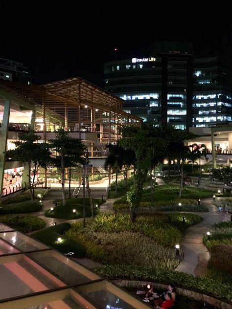 Ayala Center, Cebu City Cebu City Night View, Cebu City Photography Aesthetic, City Lights At Night Philippines, Iloilo City At Night, Davao Aesthetic, Cebu Night View, Busay Cebu City Lights, Philippines City Aesthetic, Makati City At Night