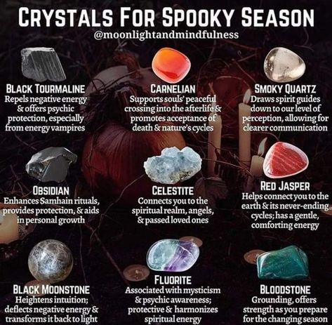 Crystal Meanings Charts, Crystals Magic, Samhain Ritual, Gemstones Chart, Crystal Healing Chart, Energy Vampires, Tarot Magic, The Crystals, Wiccan Spell Book