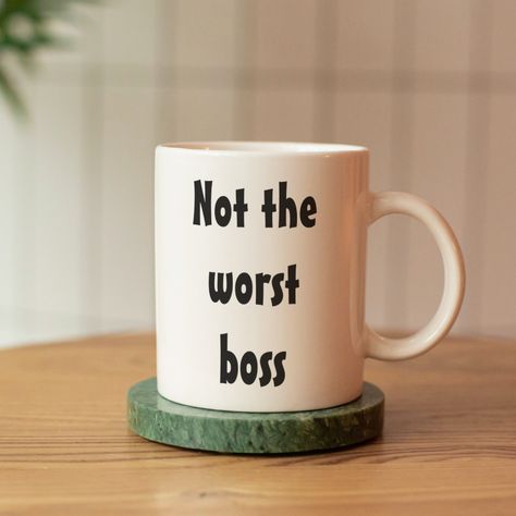 Office Employee, Bad Boss, Witty Quotes, Tea Drinkers, Pop Culture References, Silly Jokes, Gifts For Boss, Funny Mug, Gifts For Office