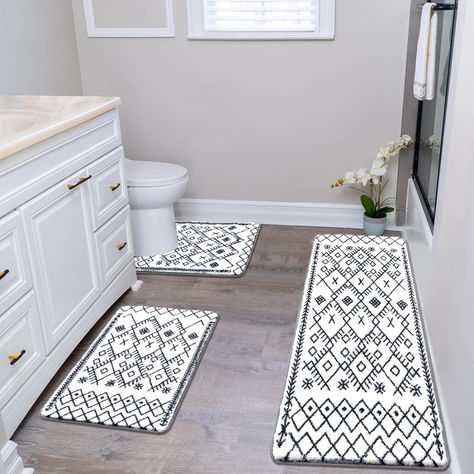 Bath mat runner