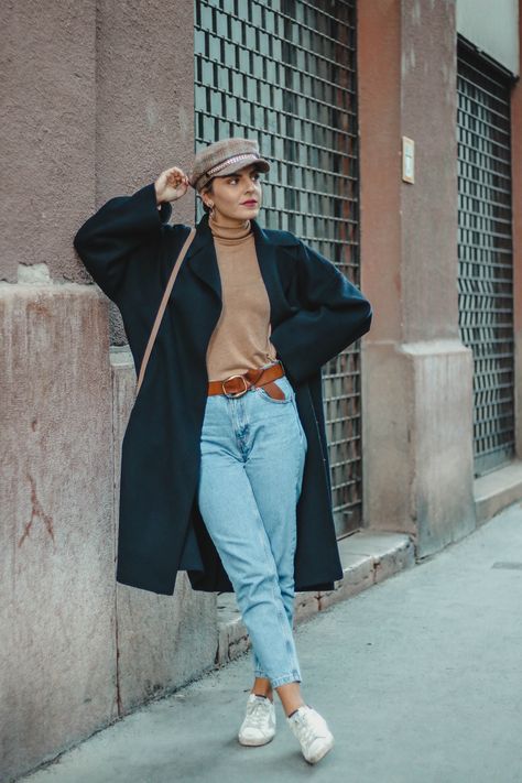 Page Boy Hat Outfit Women, Casual Beret Flat Cap For Fall, Baker Boy Hat Outfit Summer, Baker Boy Hat Outfit Fall, Baker Boy Hat Outfit Winter, Bakerboy Hat Outfit, Casual Blue Beret For Fall, Newsboy Cap Women Outfit, Baker Boy Hat Outfit