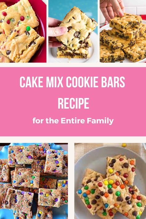 Cake Mix Cookie Bars Recipe Box Cake Mix Cookie Bars, Cookie Bars With Chocolate Cake Mix Easy Recipes, Cake Box Bars, Cookie Mix Bars Betty Crocker, Easy Cake Mix Cookie Bars, Cookie Bars From Cake Mix Recipes, Sheet Pan Cake Mix Cookie Bars, Bar Cookies From Cake Mix Recipes, Cake Mix Cookie Bars Recipes