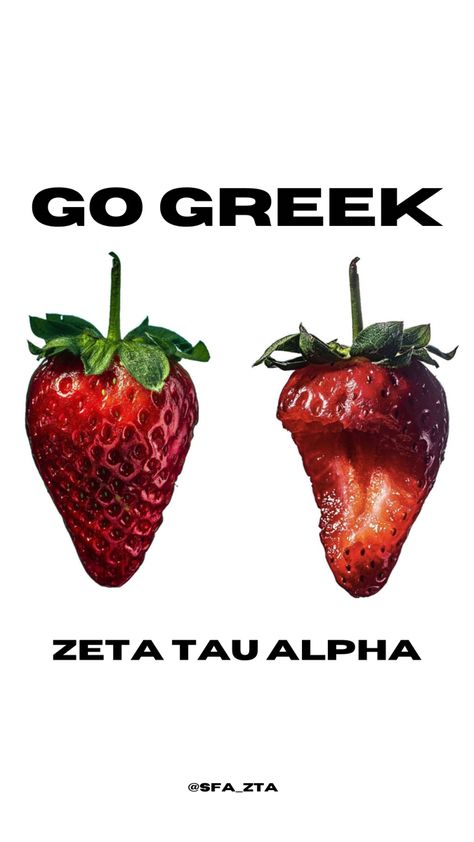 Zeta tau alpha recruitment go greek graphic strawberry sorority go greek graphic 🍓 Think Pink Zeta Tau Alpha, Strawberry Sorority, Zeta Tau Alpha Recruitment, Zeta Tau Alpha Graphic, Pink Toile Wallpaper, Go Greek Graphics, Zta Letters, Sorority Themes, Toile Wallpaper