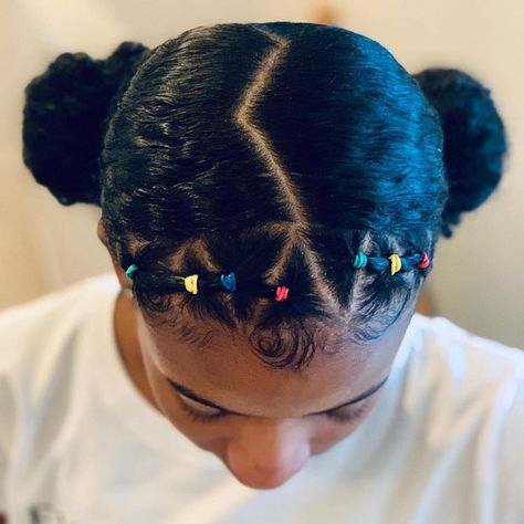 Cute Rubber Band Hairstyles, Side Buns, Band Hairstyles, Rubber Band Hairstyles, Cabello Afro Natural, Natural Hair Bun Styles, Quick Natural Hair Styles, Natural Hairstyle, Girls Natural Hairstyles