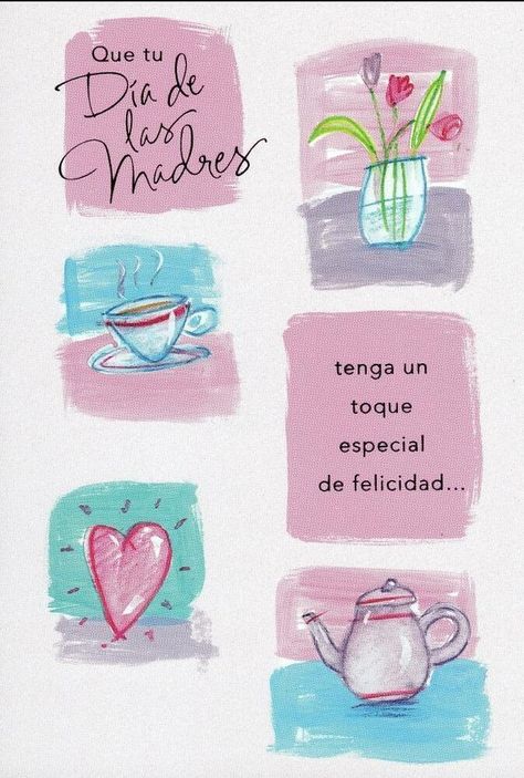 Spanish Greeting Cards, Spanish Mothers Day, Peacock Birthday, Christian Greeting Cards, Spanish Greetings, Valentines Day Greetings, Mother's Day Greeting Cards, Valentine's Day Greeting Cards, Christmas Greeting Cards