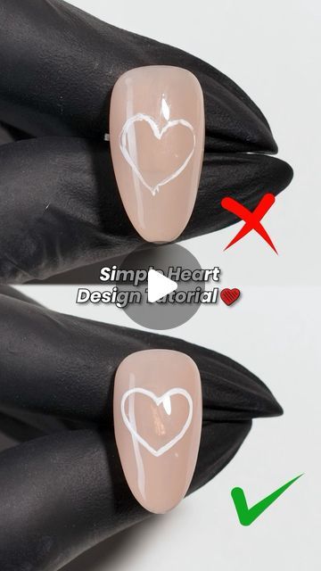 Beetles Gel Polish on Instagram: "💅Ready to perfect your heart-shaped nails? 
💖Follow our easy guide
✨Using Libra Peace & Love 6 Colors Gel Polish Set
Marilyn White Gel Polish
2 In 1 Nail Art Pen (Liner Brush & Dotting Pen)

#beetlesgelpolish #nailhacks #nailtechhacks #nailtutorial #nailteach #nailtips #heartnail #naildesign" How To Draw A Heart On Nails, Nails With Writing, Heart Nail Art Tutorial, Diy Nail Designs Step By Step, Heart Nails Tutorial, Peace Nails, White Gel Polish, Beetles Gel Polish, Nail Art Tutorials