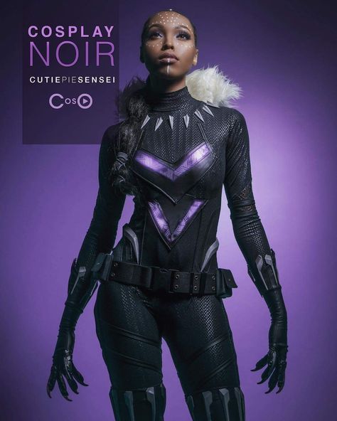 Wendy RV Black Panther Outfit Ideas, Black Panther Outfit, Panthers Outfit, Shuri Black Panther, Panther Costume, Black Cosplayers, Black Panther Costume, Future Costume, Cosplay Idea