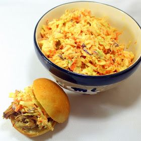 52 Ways to Cook: Memphis Style COLE SLAW - One of "13 Bag of Coleslaw Upgrades" Southern Hot Slaw Recipe, Memphis Coleslaw Recipe, Hot Slaw Recipe, Hot Slaw, Bourbon Bbq Sauce, Sweet Bbq Sauce, Deep South Dish, Cherry Coke, Bbq Sauces