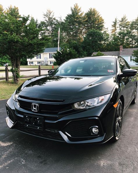 2023 Honda Civic Sport Sedan, Honda Civic 2023 Black, Blacked Out Honda Civic, All Black Honda Civic, Nice Cars For Women, 2023 Honda Civic Sport, Car Vision Board, Honda Civic Eg Hatchback Black, Car Blondie