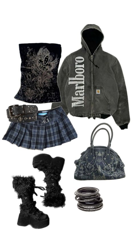 grunge emo y2k outfit inspo style fashion vintage Y2k Alternative Fashion, Emo Fits, Emo Y2k, Summer Work, Fashion Vintage, Alternative Fashion, Fitness Inspo, Style Fashion, Lookbook