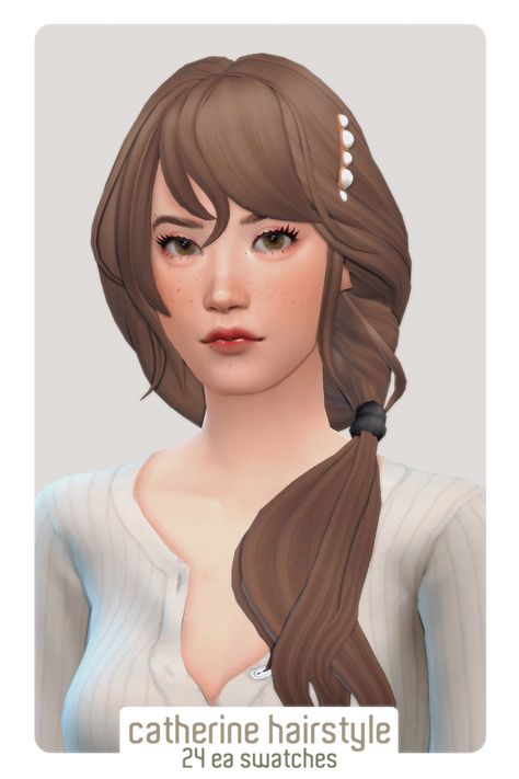 Pelo Sims, Sims 4 Game Mods, Free Sims, Sims 4 Characters, Sims 4 Mm, Sims Four, Sims 4 Cc Packs, Making Hair, Sims Hair