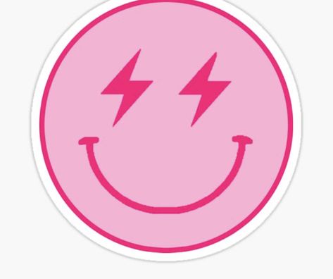 Preppy Smiley Face, Smiley Face, Smiley, Pink