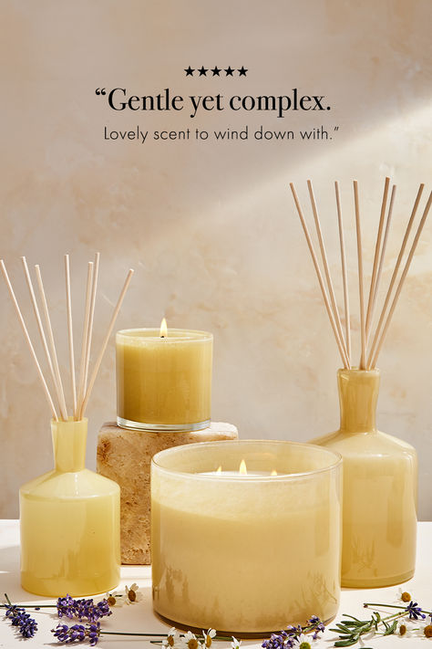 Create a sensory sanctuary with the soothing notes of chamomile, lavender, and sage. Our Chamomile Lavender home fragrances & body care are the perfect way to unwind after a long day. Lafco Candles, Lavender Diffuser, Sage And Rosemary, Lavender Hand Cream, Essential Oil Reed Diffuser, Lavender Soap Bar, Specialty Candles, Reed Diffuser Refill, Fragrant Candles