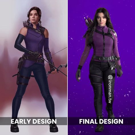 Iron Man Taiwan on Instagram: “Concept artist @andyparkart has revealed an early costume design for #KateBishop from #Hawkeye. 設計師 Andy Park…” Hawkeye Costume, Marvel Heroes Names, Marvel Halloween Costumes, Iron Man Cosplay, Kate Bishop Hawkeye, Instagram Concept, Marvel Fashion, Superhero Cosplay, Andy Park