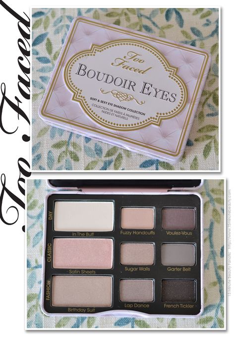 Too Faced Boudoir Eye Palette.  My newest makeup purchase! Love it! Summer Eyes, Too Faced Makeup, Makeup Obsession, Eye Palette, Make Me Up, Makeup Palette, Love Makeup, Beauty Box, Too Faced