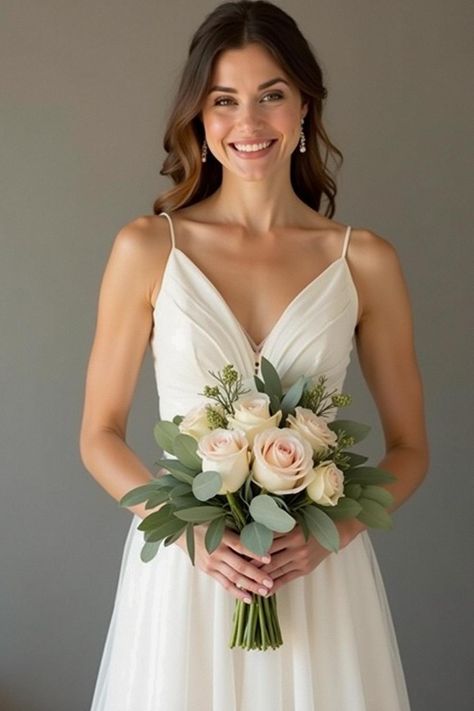 Bridesmaid Bouquet Simple And Stylish Designs - The Bridal Tip Wedding Bouquet Small Simple, Small Bridesmaid Bouquet Simple, Bridesmaid Bouquet Simple, Small Bridesmaid Bouquet, Simple Bridesmaid Bouquets, Diy Bridesmaid Bouquet, Glam Bridesmaid, Small Bridesmaid Bouquets, Bridesmaid Bouquet White