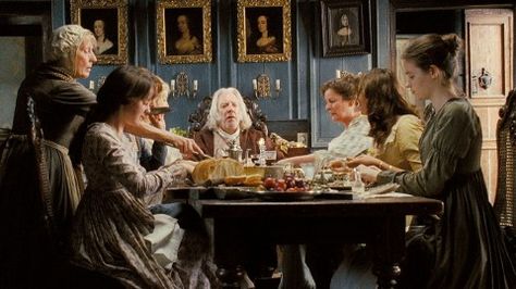 The Dining Room, Longbourn House. Pride & Prejudice Movie, Joe Wright, Pride And Prejudice 2005, Jane Austen Novels, Pride Prejudice, Movie Sets, Period Dramas, Pride And Prejudice, Jane Austen