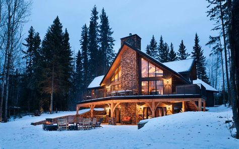 Home by Riverbend Timber Framing. Heidi Long Photo. Mountain Style Homes, Timber Frame Cabin, Timber Home, Timber Frame Home, Timber Frame House, Timber Homes, Timber Frame Homes, Timber House, Mountain Homes