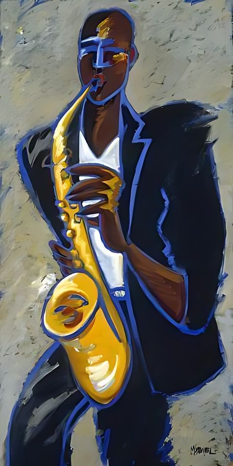 Frank Morrison Art, Jazz Music Art, Frank Morrison, Jazz Art, Afrocentric Art, Black Art Painting, Smooth Jazz, Original Landscape Painting, Afro Art