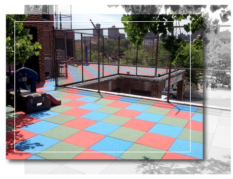 Rubber Tiles Playground, Playground Surface, Rubber Playground, Rubber Floor Tiles, Playground Safety, Gymnastics Gym, Square Tiles, Rubber Tiles, Tyres Recycle