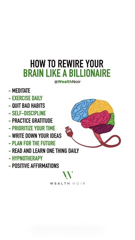 Improve Brain Power, Learning Psychology, Subconscious Mind Power, Rewire Your Brain, Brain Facts, Mental Health Facts, Self Care Bullet Journal, Mental Health Therapy, Healthy Brain