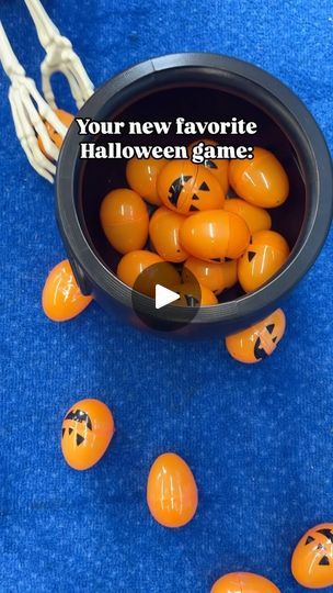 3.9K views · 343 reactions | Pumpkin Pick-Up 🎃

Stop the scroll because this will become your new favorite Halloween game! Grab pumpkin eggs from Target and skeleton hands from Dollar Tree or Party City, throw the eggs on the carpet, and pick them up! 

We love just the simple game of picking them up, but you can easily turn it into an academic game by putting in magnet letters, mini erasers to count, shapes, or PRETTY MUCH ANYTHING for students to pick up and tell you what’s inside. 

You NEED to try it! 
.
.
.
.
@targetteachers  @dollartreeclassrooms
@partycity @pinchofprek 

#upandawayinprek #iteach #iteachtoo #iteachprek #iteachpreschool #iteachk #iteachfirst #iteachkindergarten #iteachkinder #iteachsecond #iteachthird #iteachfourth #iteach456 #homeschool #teachersofinstagram #teacher Halloween Party Daycare, Halloween Classroom Games Preschool, Halloween Gross Motor Games, Trick Ideas For Halloween, Halloween Party Games Kindergarten, Toddler Halloween Decorations, Halloween Preschool Games, Toddler Halloween Party Games, Halloween Elementary Activities