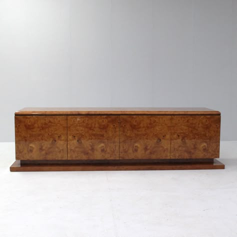 Listed on VNTG.com: Italian Burl wood sideboard, 1980 | #vntg #vintage Side Board, Wood Cabinet, Burl Wood, Wood Sideboard, Not Happy, Sideboard Storage, Sideboard Cabinet, Burled Wood, Wood Cabinets