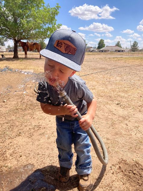 Kids Trucker Snapback hat with customizable leather patch. Available in Charcoal. Baby fit ages 6 mo-3 years approximately Kids fit 4-8 years approximately Patches are applied with an industrial strength adhesive. Country Lifestyle Farm Life Family, Little Kid Aesthetic, Country Kids Aesthetic, Western Baby Outfits, Country Baby Outfits, Country Baby Boy Outfits, Western Baby Pictures, Country Baby Pictures, Country Baby Clothes