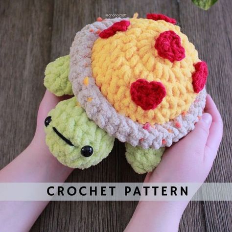 Sweetie Pie Turtle crochet pattern , Amigurumi pattern, crochet Turtle Plushie Toy crochet pattern Crochet toys ideas #crochettoysideas #crochet #crochettoy #crochetpattern #crochetpatterns 2.508 Food Animal Crochet Patterns, Crochet Fruit Turtle, Pie Turtle Crochet, Crochet Turtles, Turtle Crochet Pattern, Turtle Plushie, Crochet Pattern Written, Turtle Crochet, Easy Crochet Animals