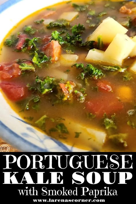 You Soup Portuguese, Harvest Chicken Salad, Portuguese Kale Soup, Portuguese Soup, Kale Soup Recipes, Portuguese Dishes, Recipes By Ingredients, Winter Soup Recipe, Calabrian Chili