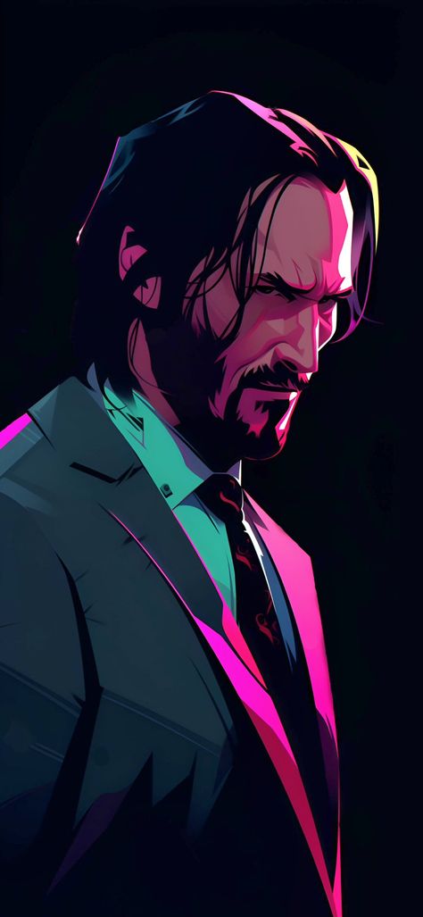 John Wick Hd, Draw Men, Quotes Background, Actors Illustration, John Wick Movie, Batman Hush, Batman Pictures, Joker Wallpapers, Celebrity Drawings