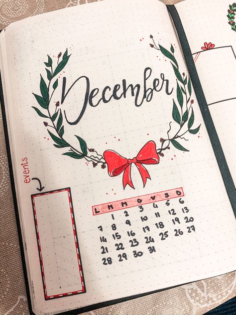 December Diary Ideas, Christmas Diary, Empty Book, Vintage Scrapbook Paper, Bullet Journal Paper, December Calendar, Diary Decoration, Diy Journal Books, Diary Journal