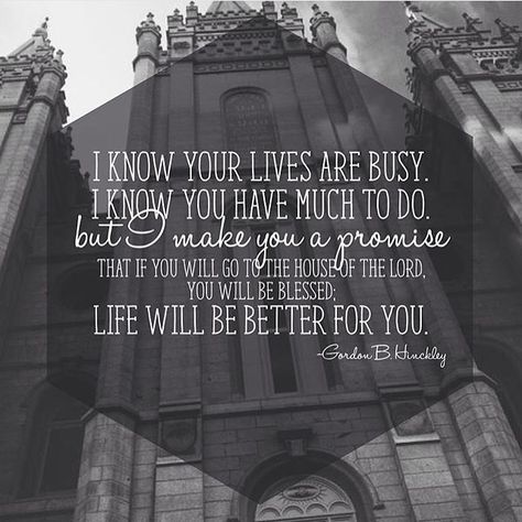 Someday, I will go to the temple once a week. But for now, I've got to be more consistent with going to church once a week! Quotes About Strength Stay Strong, Temple Quotes, Gospel Quotes, Conference Quotes, Church Quotes, Spiritual Thoughts, Saint Quotes, Lds Quotes, Gospel Of Jesus Christ